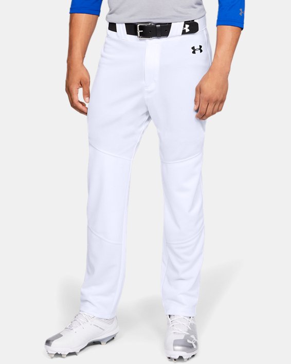 Read Under Armour 1317259 UA Utility Navy Piped Baseball Pant Men XL White T254 for sale online 
